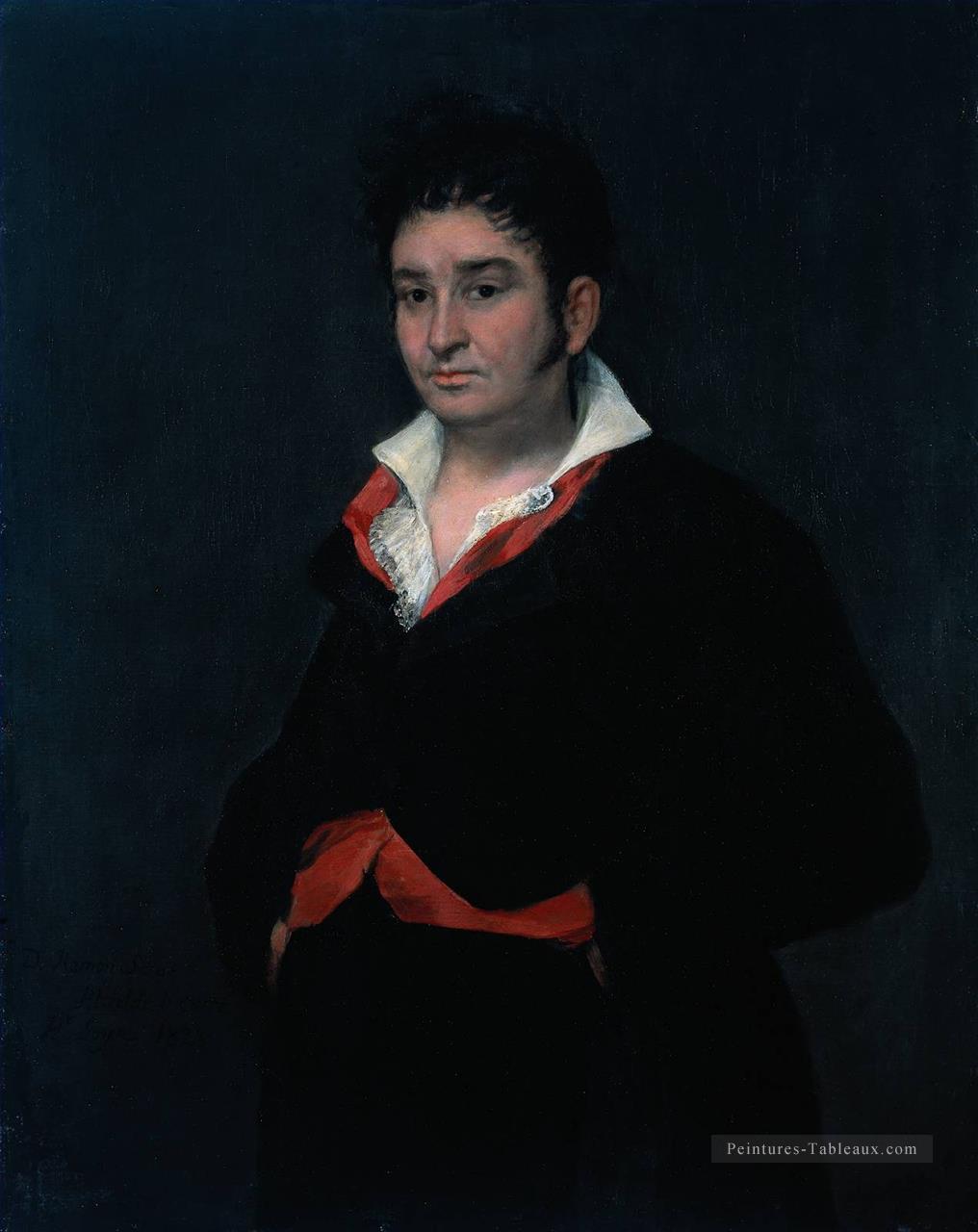 Don Ramon Satue portrait Francisco Goya Peintures à l'huile
